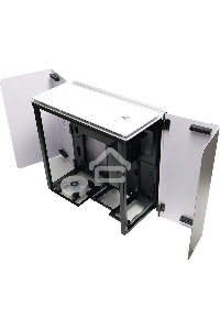 Компьютерный корпус Azza Cast белый без БП ATX 3x120mm 2x140mm 2xUSB3.0 audio bott PSU