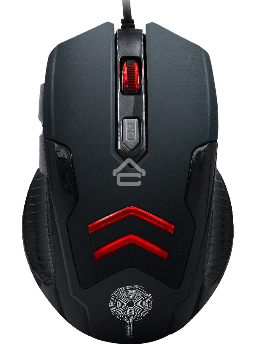 Мышь проводная Qumo Crypt M57 черный, 3200 dpi, USB, кнопки - 6