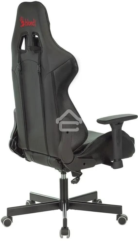 Кресло игровое A4Tech Bloody GC-600, черный, эко.кожа, крестовина металл