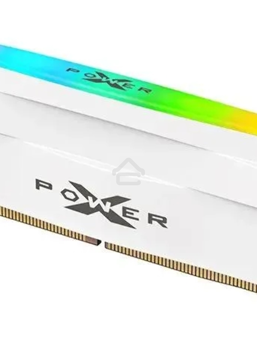 Оперативная память Silicon Power Xpower Zenith, DDR5, 32GB (2x16 GB), 5600 MHz, CL40, DIMM, радиатор, RGB, белый