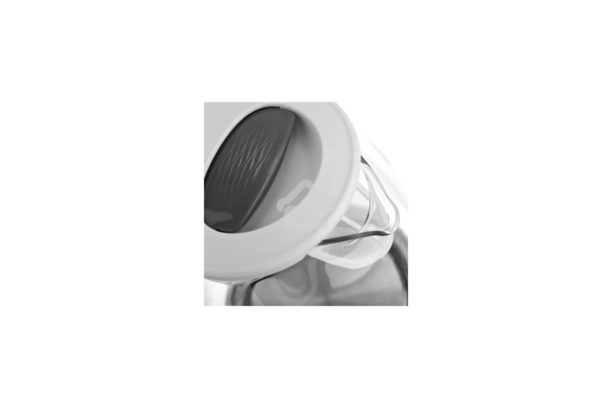 Чайник электрический BRAYER BR1013WH, 2200 Вт, 1.8 л, высокопрочное стекло, подсветка, автоотключение, моющийся фильтр