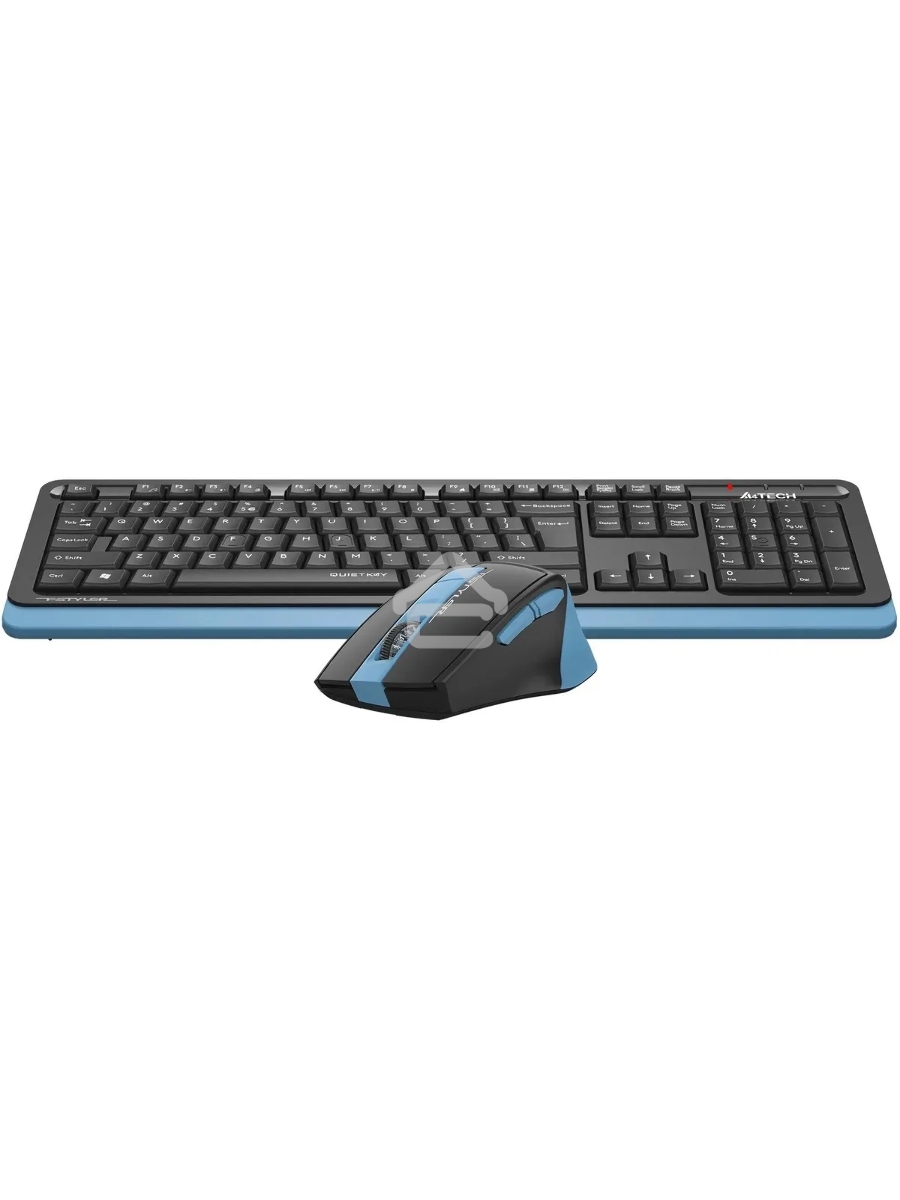 Клавиатура + мышь A4Tech Fstyler FGS1035Q клав:черный/синий мышь:черный/синий USB беспроводная Multimedia (FGS1035Q NAVY BLUE)