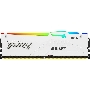 Оперативная память Kingston Fury Beast, DDR5, 32GB (1x32 GB), 6400 MHz, CL32, DIMM, радиатор, RGB, белый