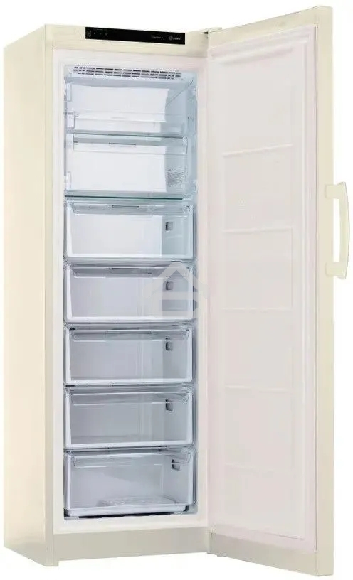 Морозильная камера Indesit DFZ 5175 E, бежевый, 250л, 5 ящиков