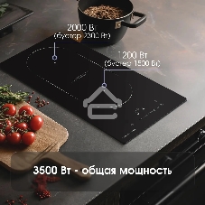 Индукционная варочная панель Zigmund & Shtain CI 35.3 B независимая, черный