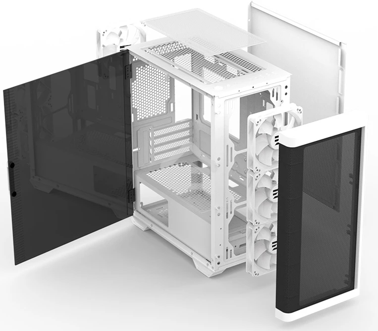 Компьютерный корпус MiniTower Zalman M4 белый mATX (без блока питания)