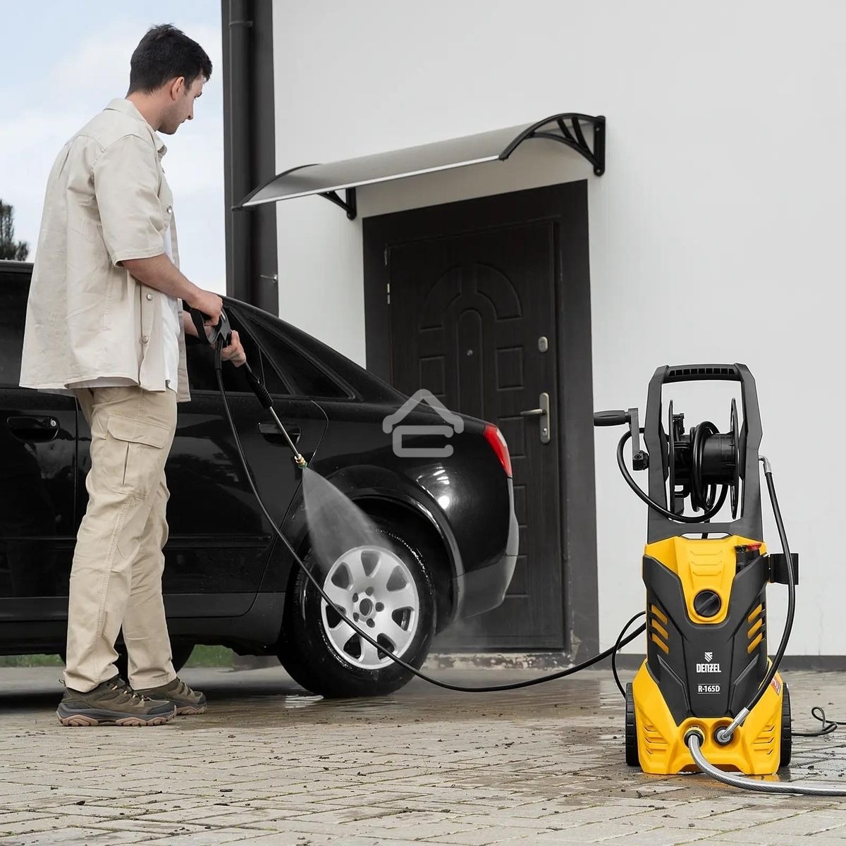 Моечная машина высокого давления Denzel R-165D, 2200 Вт, 165 бар, 58235