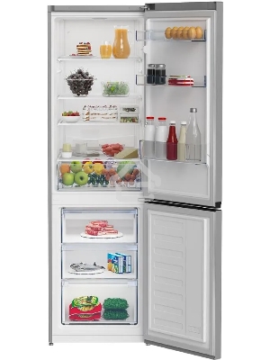 Холодильник Beko B1RCSK362S нержавеющая сталь двухкамерный 230/110л морозилка снизу
