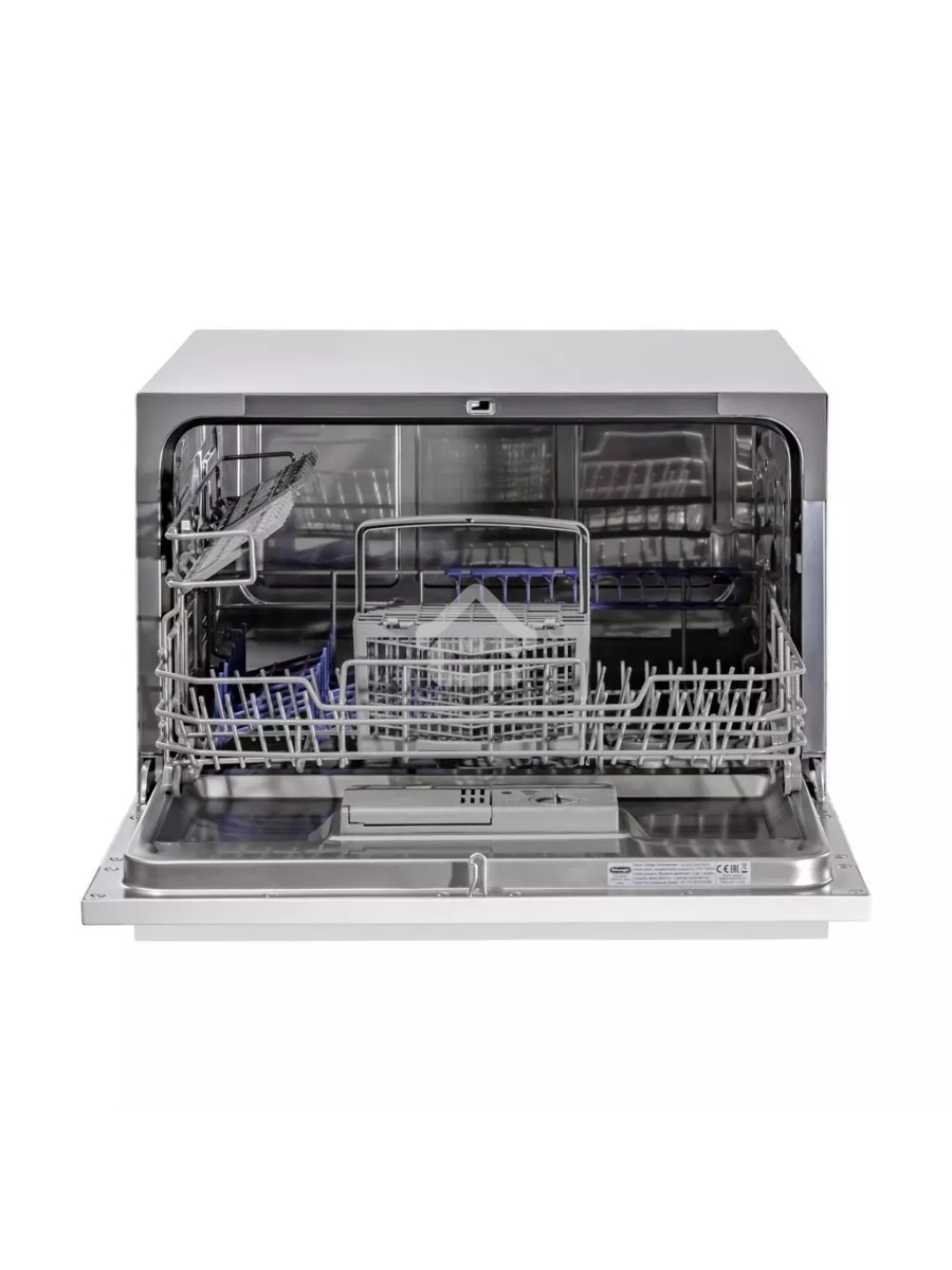 Посудомоечная машина DeLonghi DDW07T Onics, белая, 55 см, 6 компл., 49 дБ, класс A+