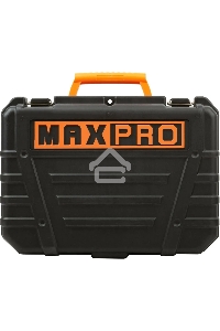 Перфоратор монтажный MAX-PRO MPRH800/26VP 800Вт, 0-1100 об/мин, 2,8 Дж, 3 режима, Д/Б/М-30/26/13, 3,4 кг, SDS-PLUS, антивибрационная ручка, резиновые вставки, рез