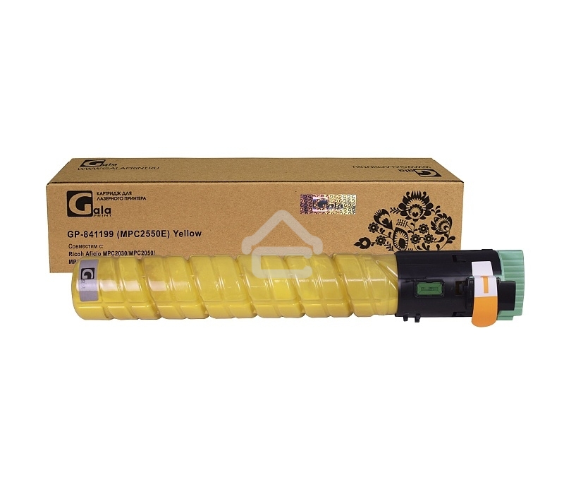 Картридж GalaPrint GP-841199 (MPC2550E) желтый (5500 стр) для Ricoh Aficio MPC2030/MPC2050/MPC2530/MPC2550