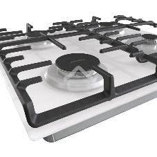 Газовая варочная панель Gorenje GT642SYW, 4 конфорки, закаленное стекло, белый