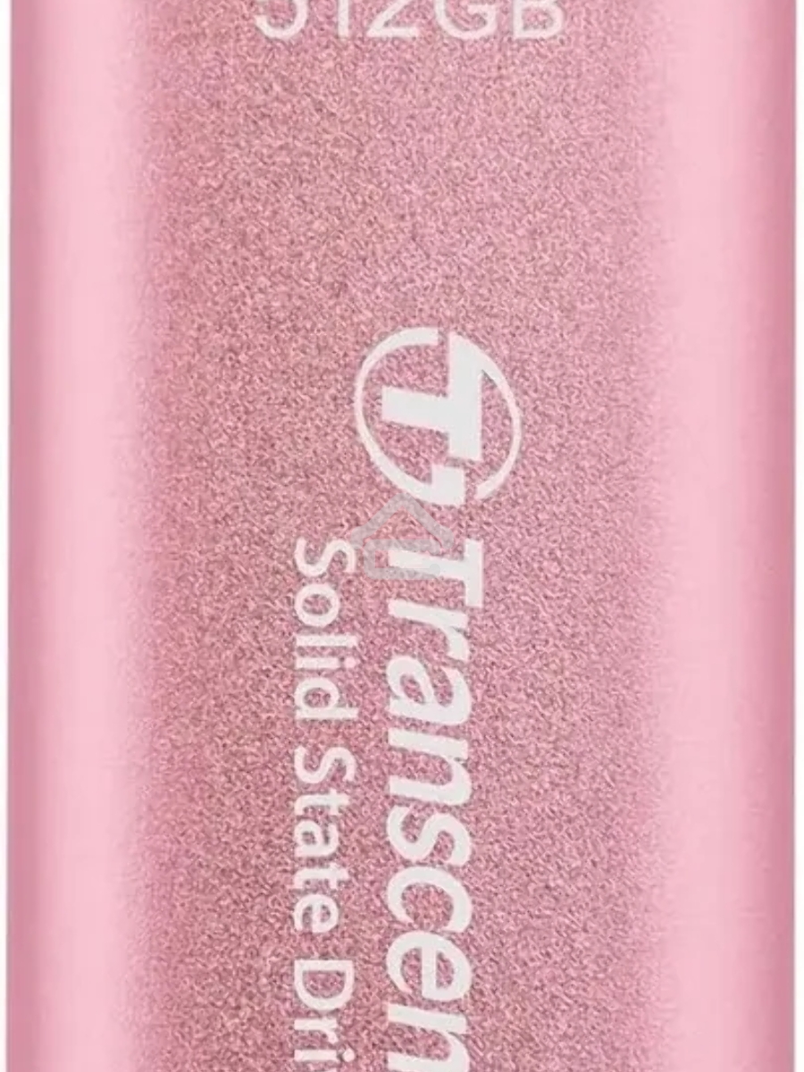 Внешний накопитель SSD Transcend 512Gb ESD300 <TS512GESD300S> (USB3.2 gen 2, Type C, 1050/950Mbs, 3D NAND, 60x20x7.8mm, 9g) розовый