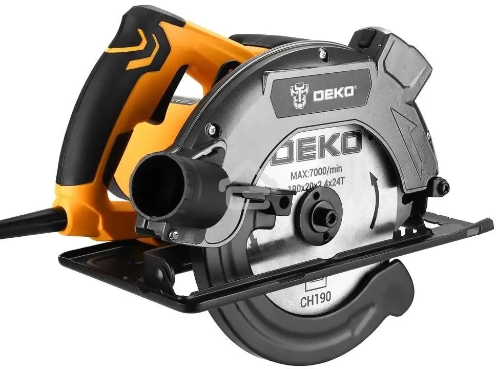Циркулярная пила (дисковая) Deko DKCS1800-190 Laser 1800Вт (настольная) D диска.:190мм (083-1011)