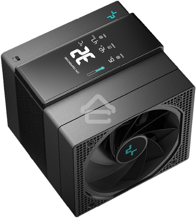 Кулер для процессора DEEPCOOL ASSASSIN IV VC VISION черный, 120 мм, алюминий/медь, 1800 об/мин, 29.3 дБ, 4 pin, 300 Вт, 172 мм