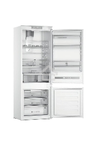 Встраиваемый холодильник Whirlpool SP40812EU2 70 см, 193.5х54.3х69 см, 299/101 л, зона свежести, сенсорное управление, технология 6 SMYSL FreshControl, перенавешиваемые дверцы, скользящие направляющие, Италия