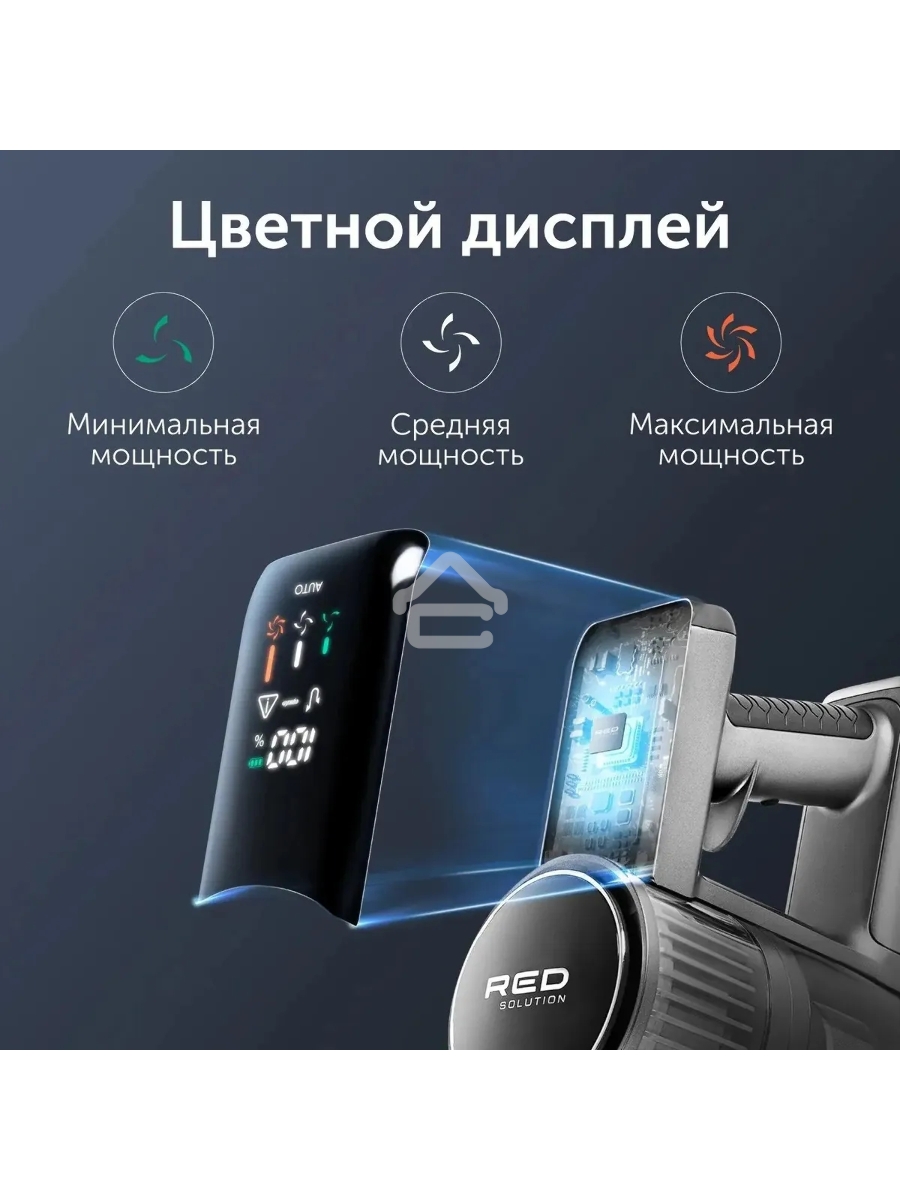 Пылесос ручной Red Solution V3080 450Вт серый/серый
