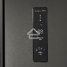 Холодильник Бирюса SBS 541 TGG текстурированное бежевое стекло двухкамерный 343/198 л морозилка слева, NoFrost, Side-by-side