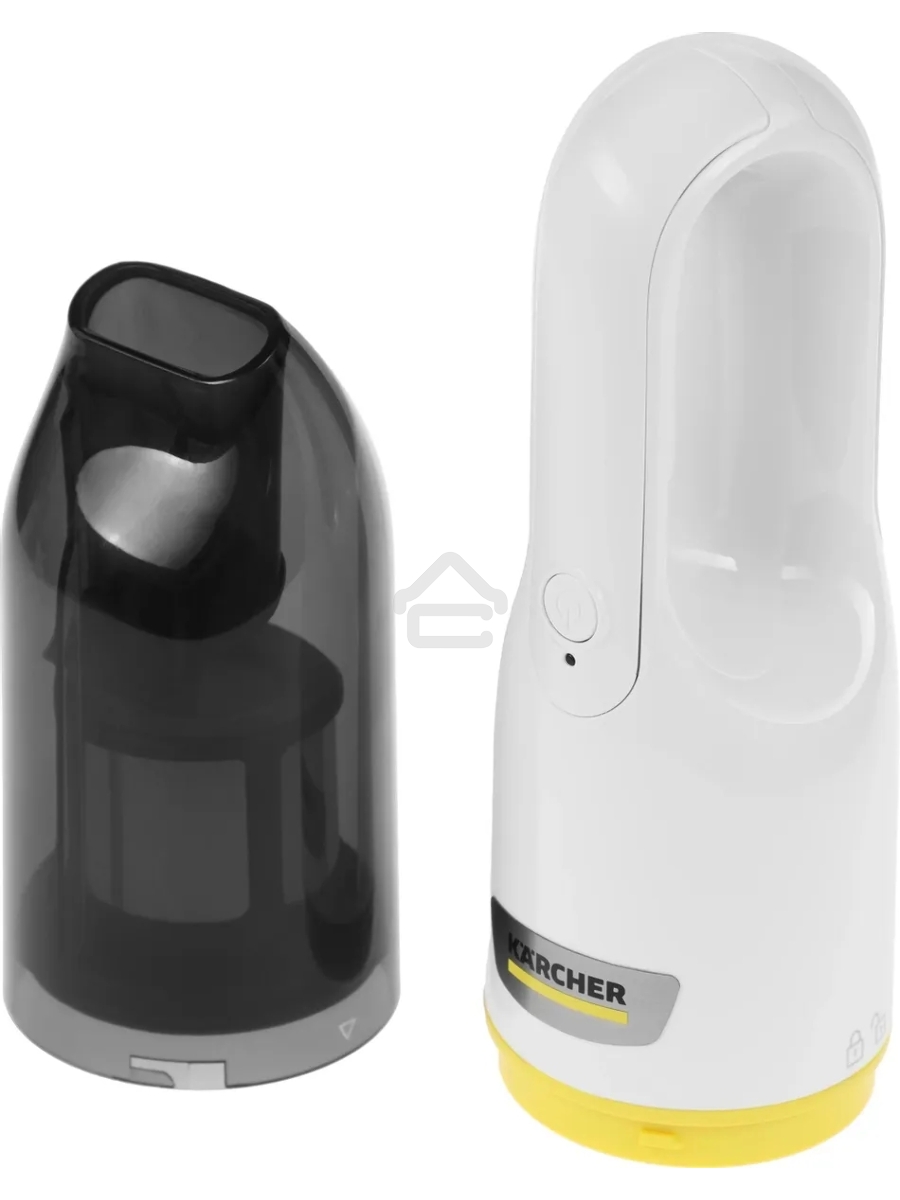 Пылесос ручной Karcher CVH 2 белый/черный, питание от аккумулятора, 70 Вт, уборка сухая, пылесборник 0.15 л, работа от АКБ max 10 мин.