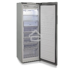 Морозильная камера Бирюса Б-C6047SN, серый металлопласт, 280л, 8 ящиков