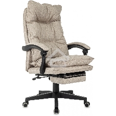 Кресло руководителя Бюрократ CH-820MSG-F бежевый 38-402 крестов. пластик подст.для ног