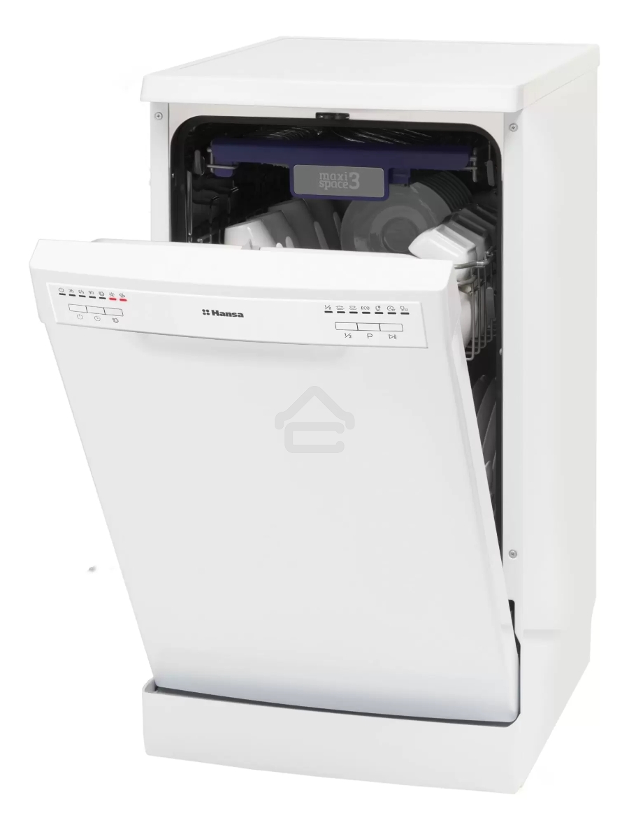 Посудомоечная машина Hansa ZWM456WEH, белая, 45 см, 10 компл., 49 дБ, класс A++