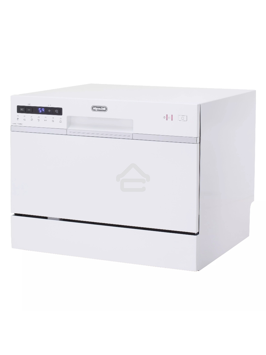 Посудомоечная машина DeLonghi DDW07T Onics, белая, 55 см, 6 компл., 49 дБ, класс A+
