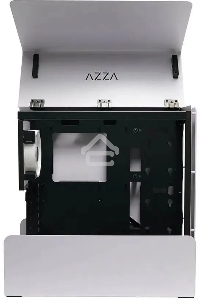 Компьютерный корпус Azza Cast белый без БП ATX 3x120mm 2x140mm 2xUSB3.0 audio bott PSU
