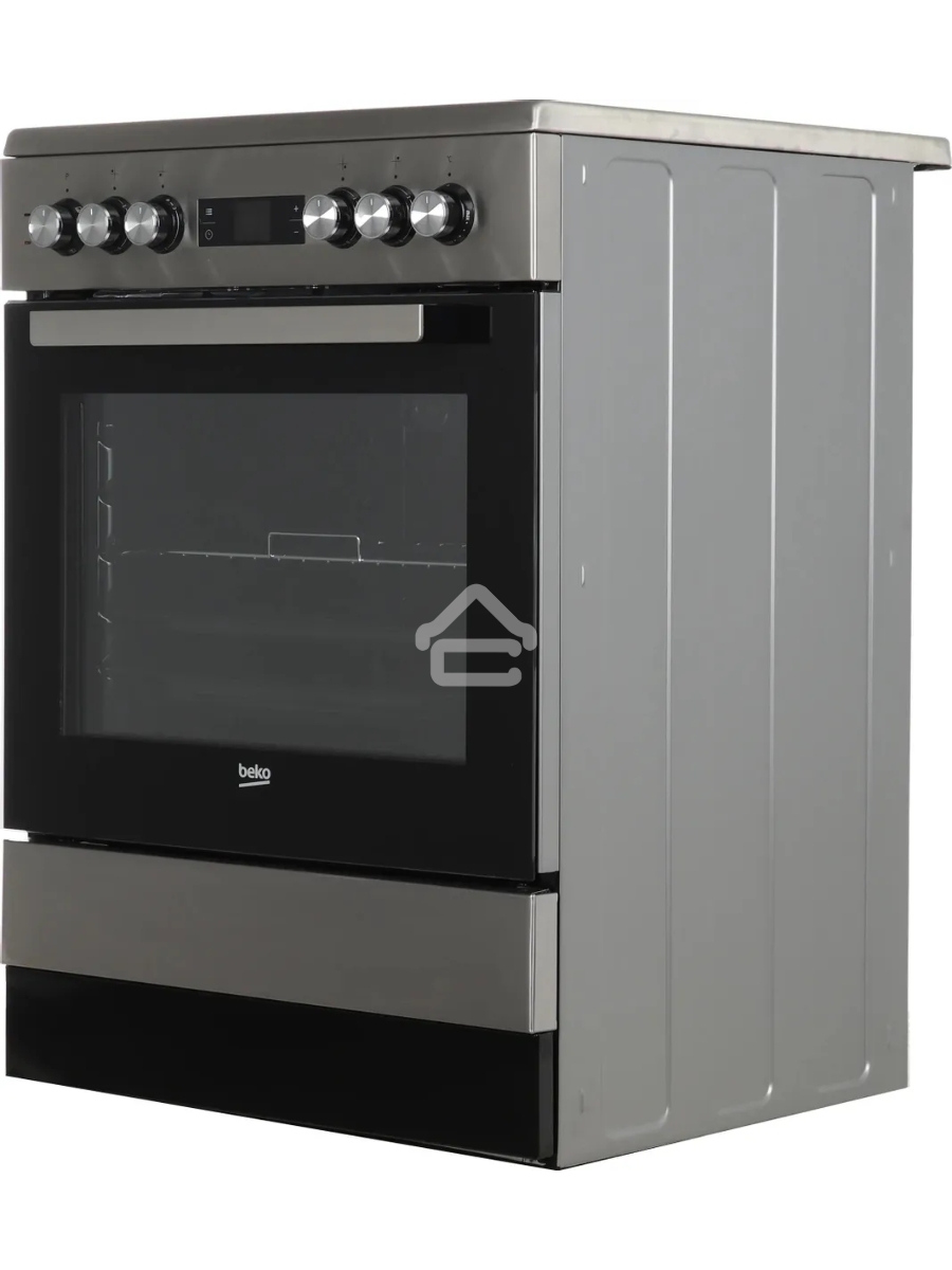 Плита электрическая Beko FSE67310GX черный, конфорок 4 шт, духовка 66 л, 60 см x 85 см x 60 см