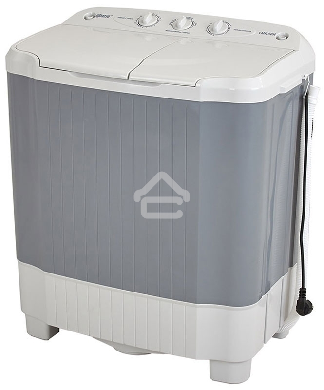 Стиральная машина Фея СМП 50 Н серый-светло серый загрузка вертикальная 5 кг, 1350 об/мин., класс: А