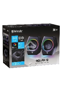 Акустическая 2.0 система Defender Solar 9 10Вт, BT/Light питание от USB
