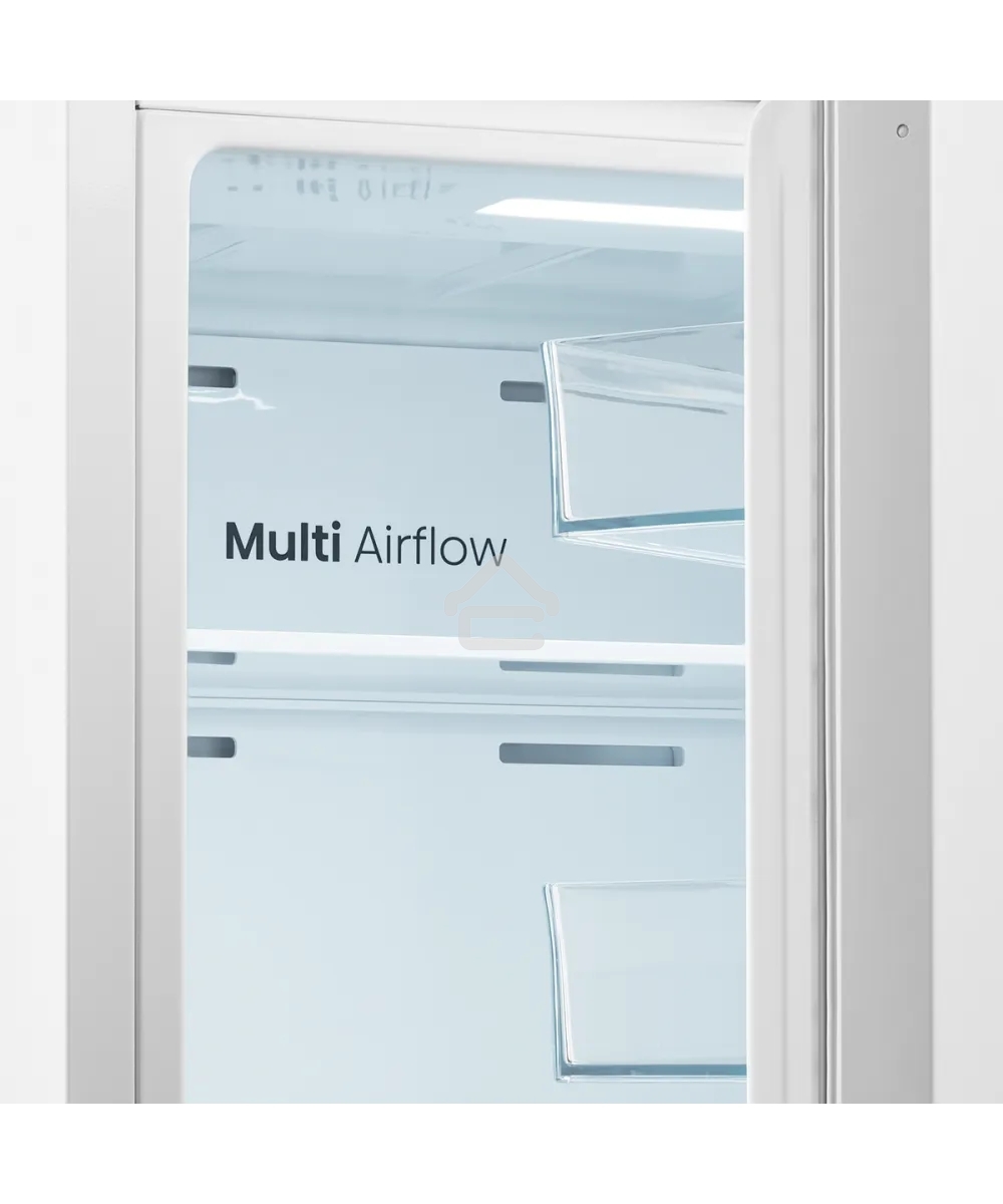 Встраиваемый холодильник Kuppersberg RBN 1964, High-Tech, полезный объем 309 л, No Frost, супер заморозка, инверторный компрессор, электронное управление, энергоэффективность А+