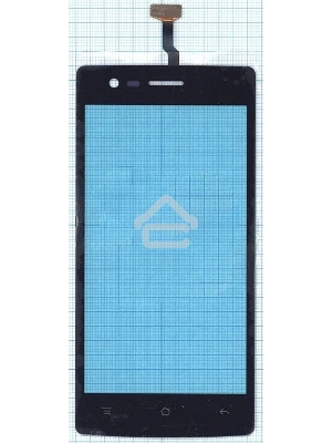 Сенсорное стекло (тачскрин) для OPPO Neo 5 (2015), черное