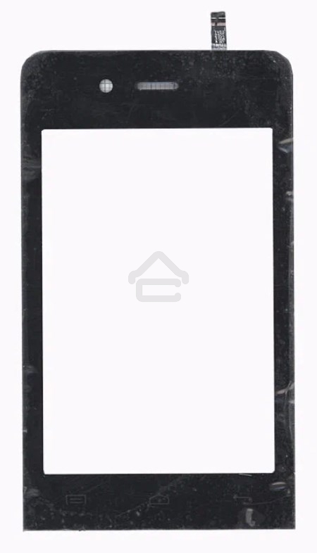 Сенсорное стекло (тачскрин) для Explay Bit, черное