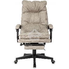 Кресло руководителя Бюрократ CH-820MSG-F бежевый 38-402 крестов. пластик подст.для ног