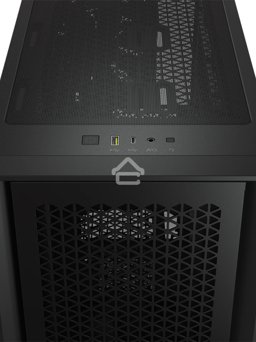 Корпус Corsair 4000D Airflow Tempered Glass Mid-Tower, Black CC-9011200-WW