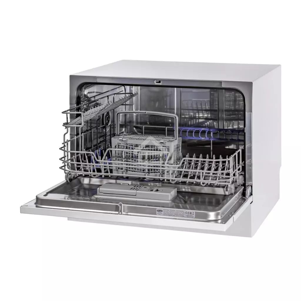 Посудомоечная машина DeLonghi DDW07T Onics, белая, 55 см, 6 компл., 49 дБ, класс A+