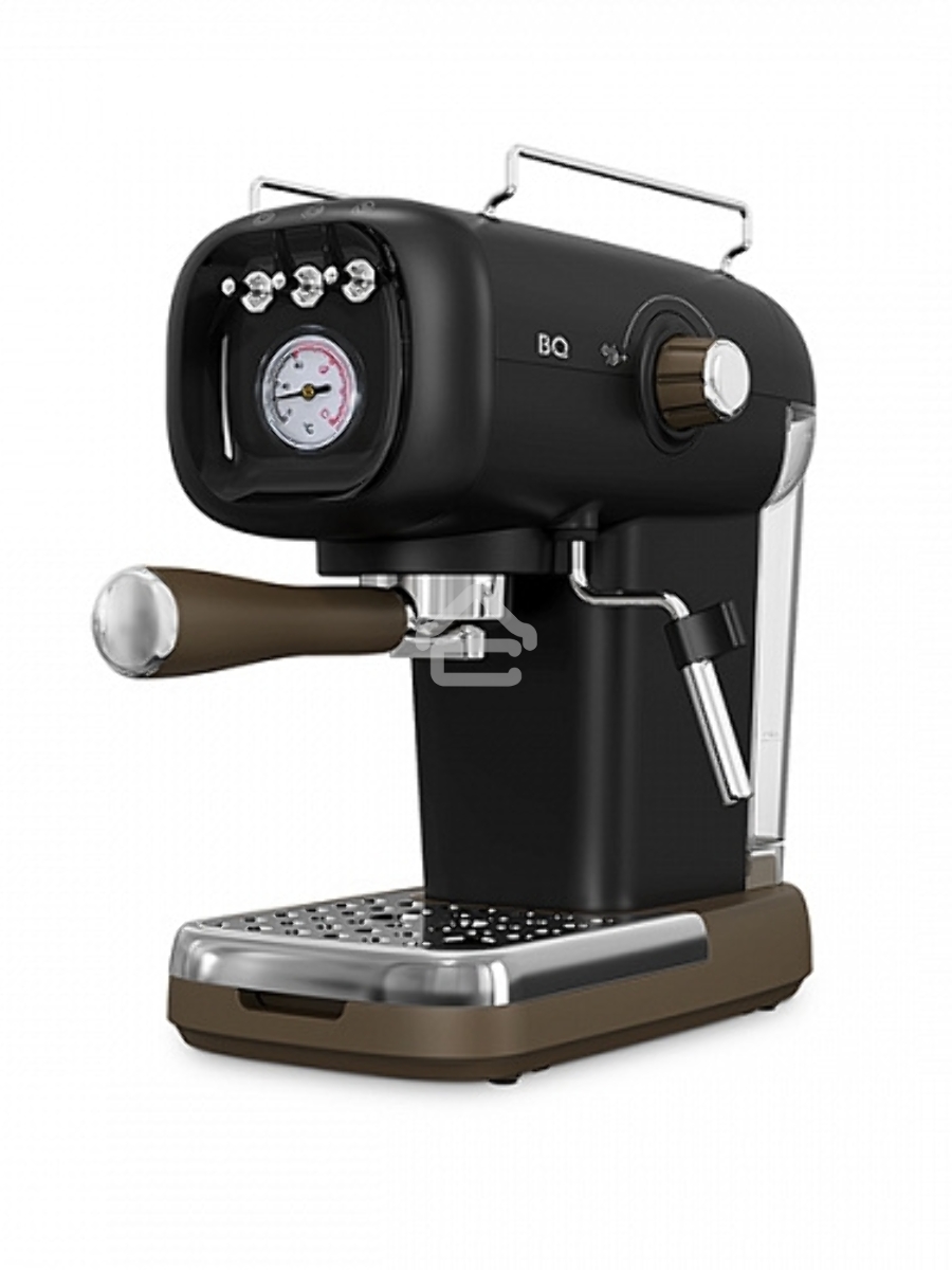 Кофеварка эспрессо BQ CM2004 черный, исп. кофе - молотый, 0.6 л, 1100 Вт, 20 Бар.