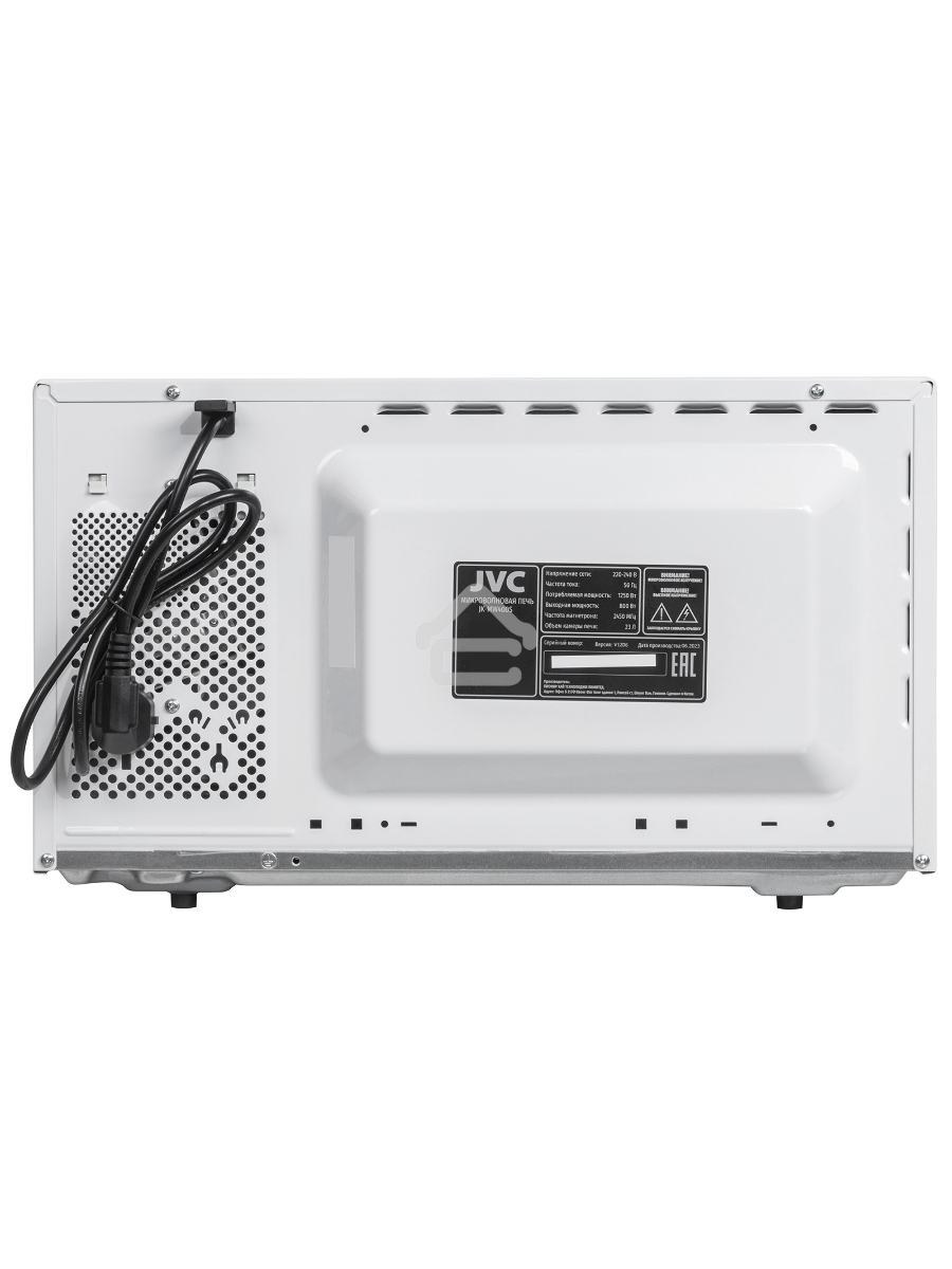 Микроволновая печь JVC JK-MW400S белый, 23 л, 800 Вт, переключатели - сенсор