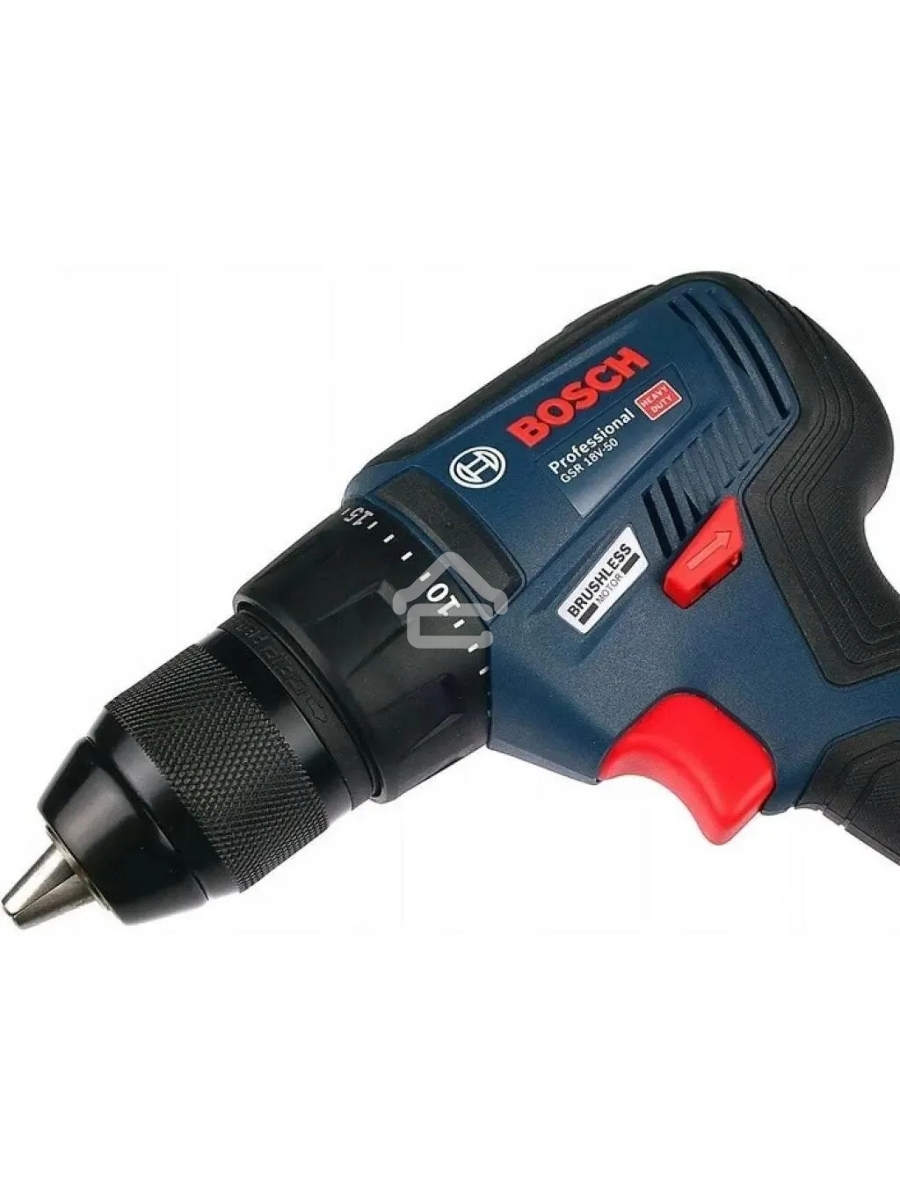 Дрель-шуруповерт Bosch GSR 18V-50 + L, 06019H5000, Аккумуляторная, 18В, 2 АКБ, Аккумуляторная, Кейс