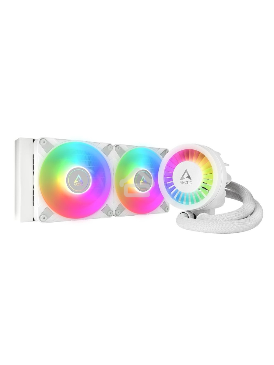 Жидкостная система охлаждения Arctic Liquid Freezer III 240 A-RGB белый, 120 мм, алюминий, 2800 об/мин, 25 дБ, 4 pin, 250 Вт