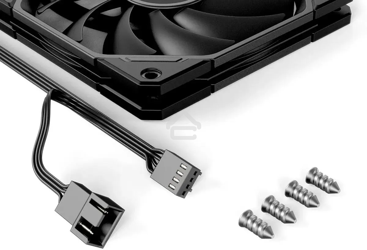 Вентилятор для корпуса ID-Cooling TF-12015-K черный, 120 мм, 2200 об/мин, 32.3 дБ, 4 pin