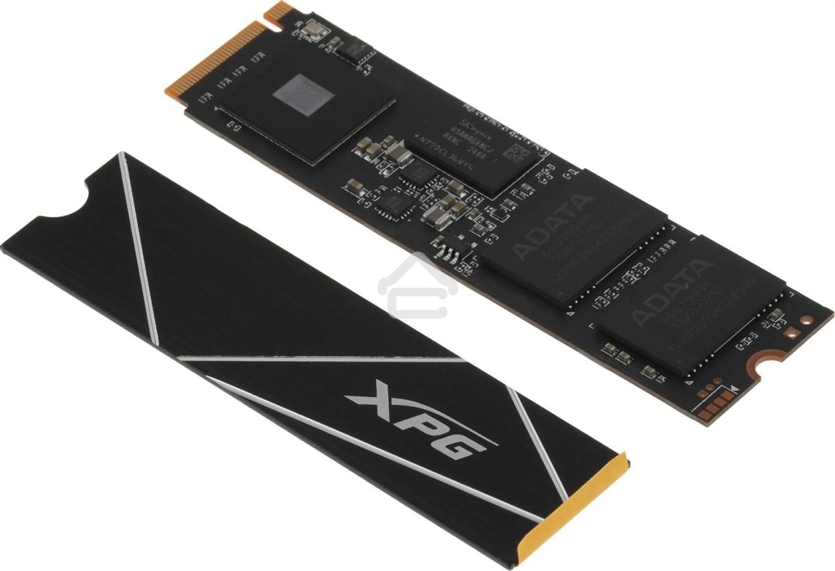 Накопитель SSD ADATA XPG BLADE S70, 4Tb, PCIe 4.0 x4, M.2 2280, NVMe, R/W 7400/6600, с радиатором