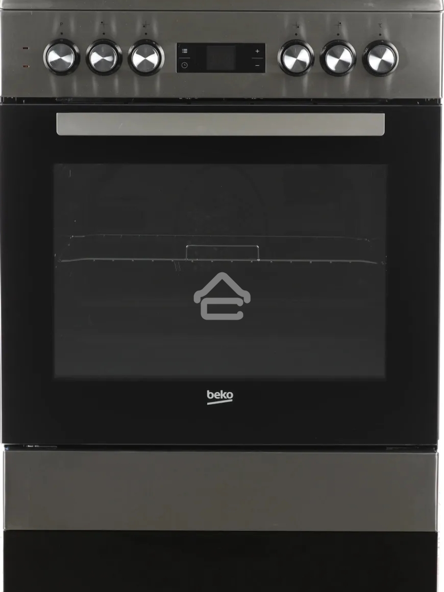 Плита электрическая Beko FSE67310GX черный, конфорок 4 шт, духовка 66 л, 60 см x 85 см x 60 см