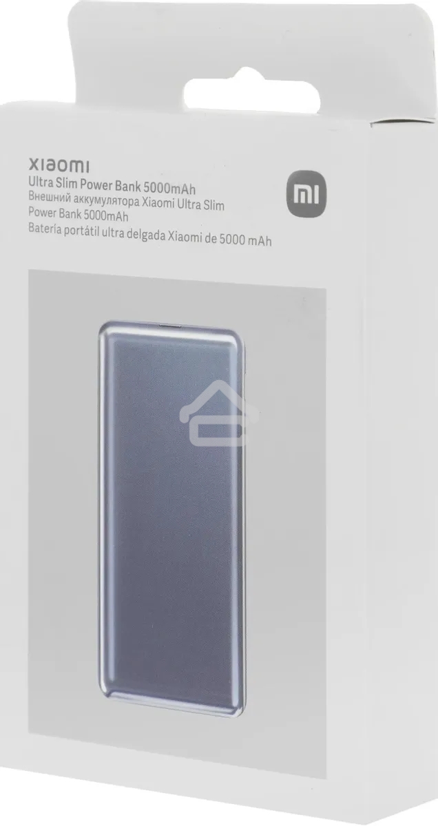 Портативный аккумулятор Xiaomi Ultra Slim 5000mAh QC/PD 20W 2.4A USB-C серый (BHR9535GL)