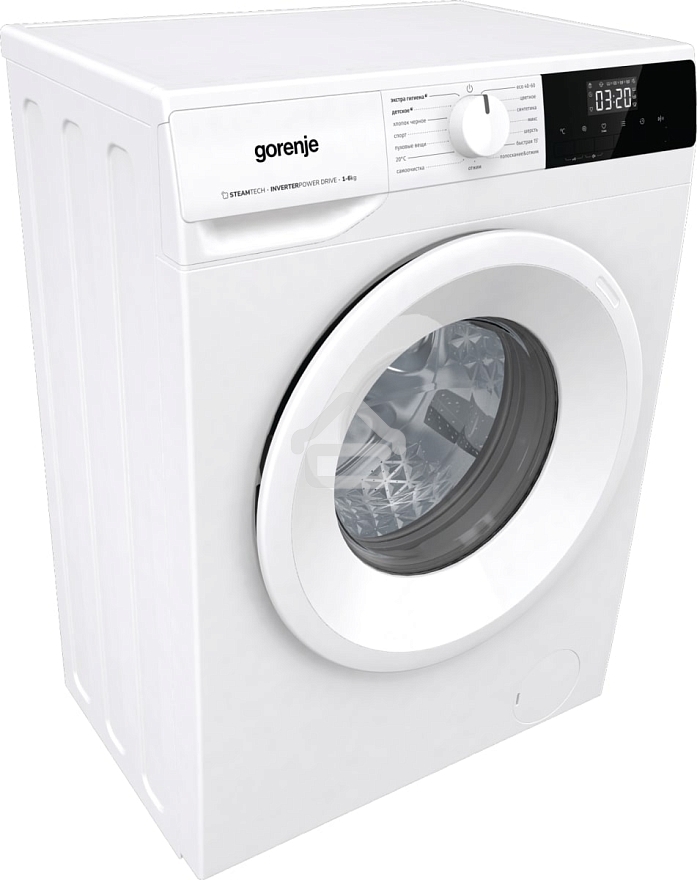 Стиральная машина Gorenje W1NHPI60SCS белый, загрузка фронтальная 6 кг, 1000 об/мин., класс: А