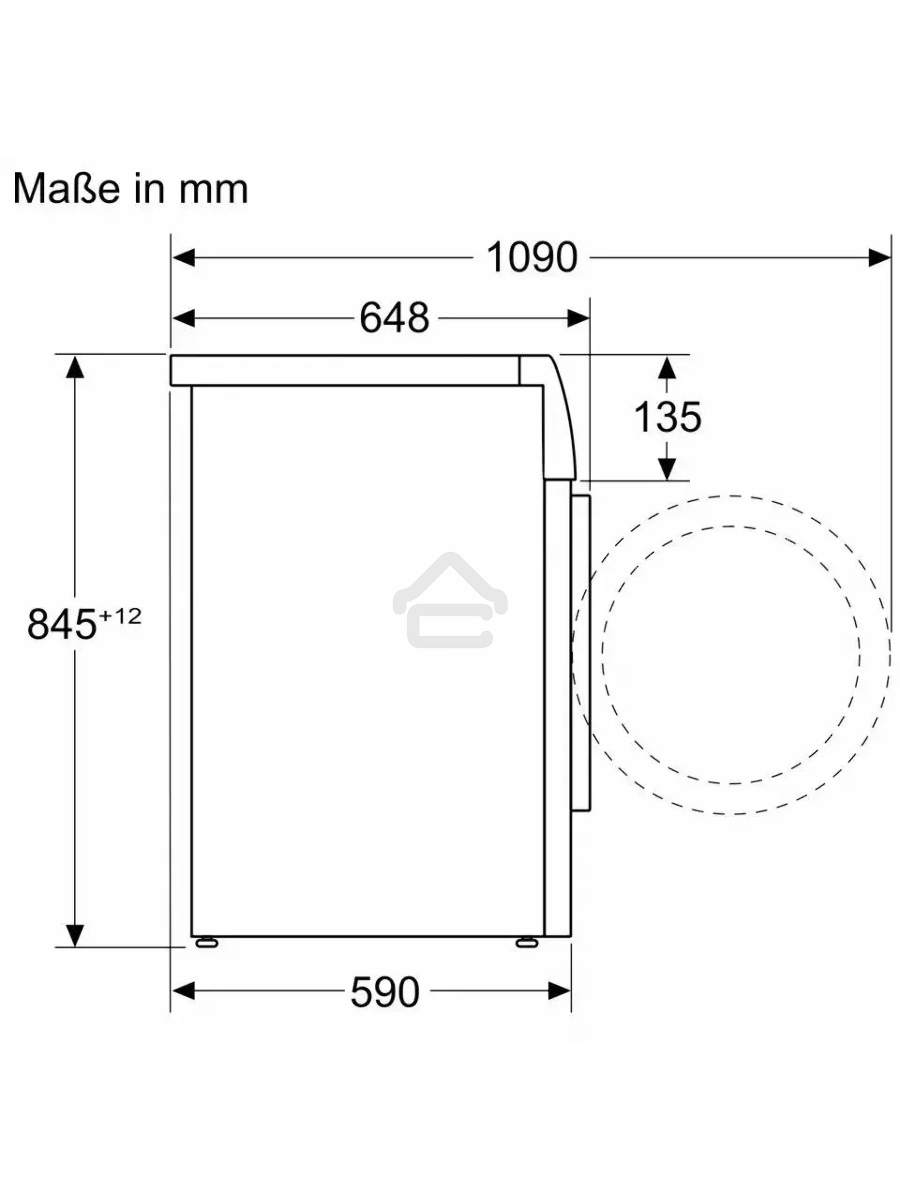 Стиральная машина Bosch Serie 8 WGB256A0ME белый, загрузка фронтальная 10 кг, 1600 об/мин., класс: А
