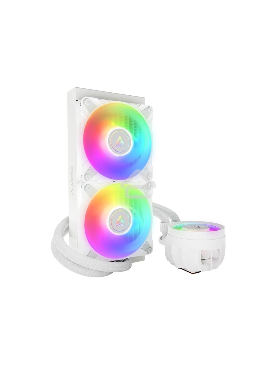 Жидкостная система охлаждения Arctic Liquid Freezer III 240 A-RGB белый, 120 мм, алюминий, 2800 об/мин, 25 дБ, 4 pin, 250 Вт