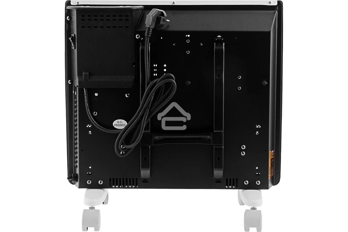 Конвектор электрический гибридный Denzel HybridX-1000 белый, 1000 Вт, 20 м2, термостат, дисплей