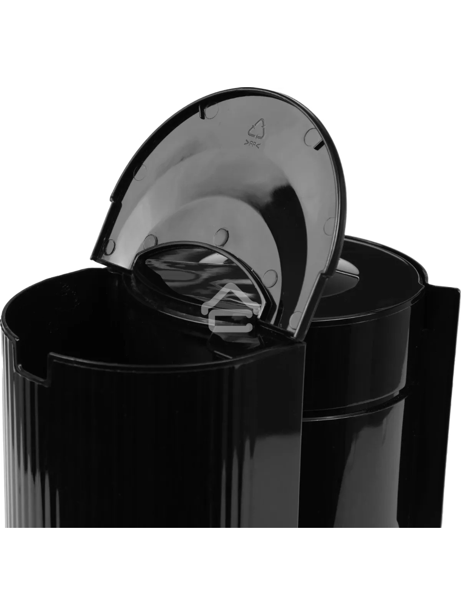 Кофеварка капельная Moulinex FG121811 чёрный, молотый, 1.1 л, 800 Вт.